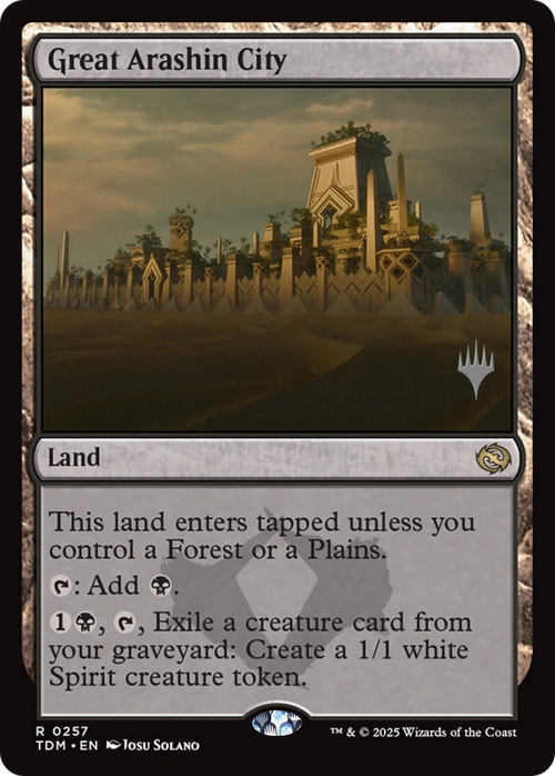 Great Arashin City (PPTDM-257P) - Promo Pack: Tarkir: Dragonstorm