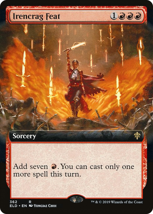 Irencrag Feat (Extended Art) (ELD-362) - Throne of Eldraine: (Extended Art)