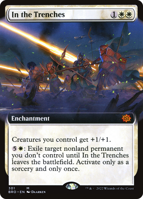 In the Trenches (Extended Art) (BRO-301) - The Brothers' War: (Extended Art)