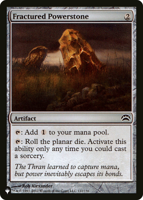 Fractured Powerstone (LIST-PC2-111) - The List