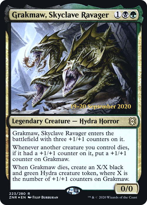 Grakmaw, Skyclave Ravager (PRE-223S) - Zendikar Rising Promos Foil