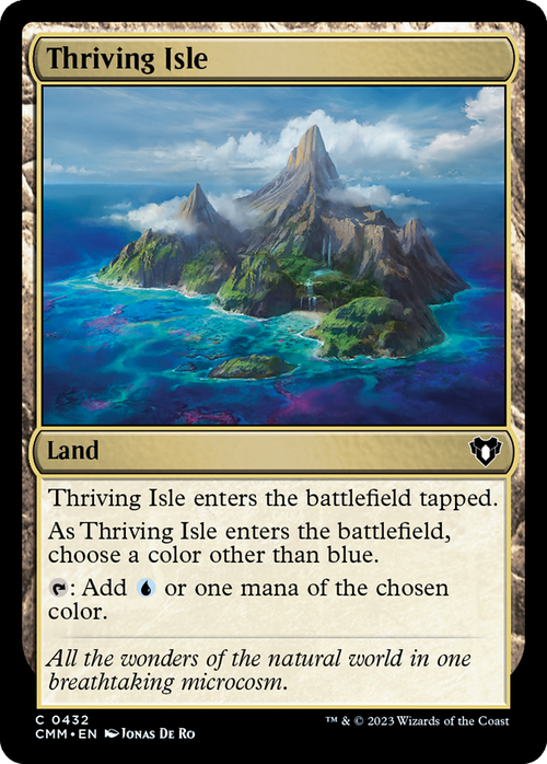 Thriving Isle (CMM-432) - Commander Masters Foil