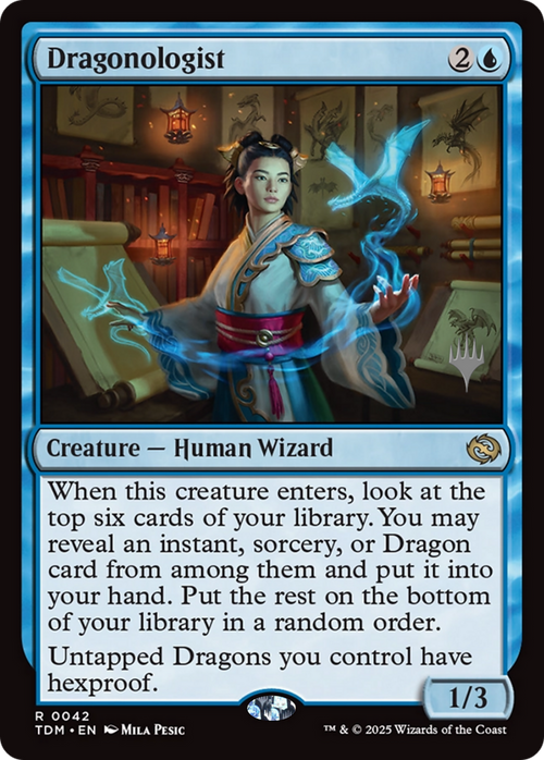 Dragonologist (PPTDM-42P) - Promo Pack: Tarkir: Dragonstorm