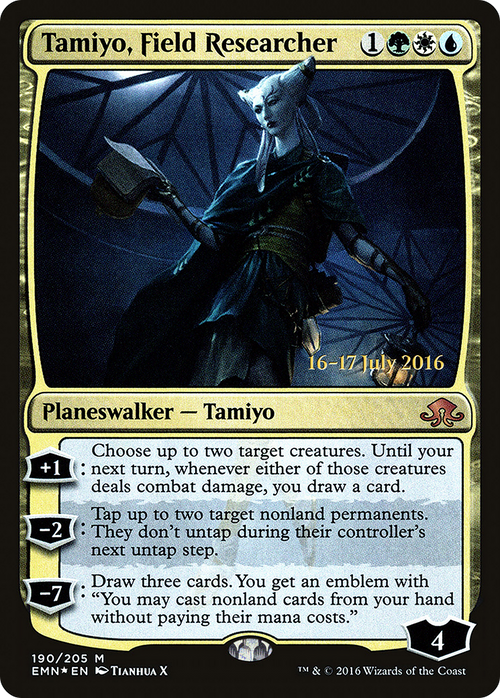Tamiyo, Field Researcher (PRE-190S) - Eldritch Moon Promos Foil