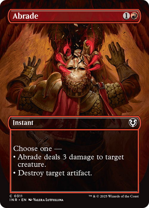 Abrade (Borderless) (INR-311) - Innistrad Remastered