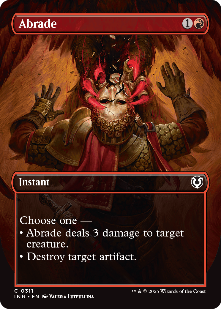 Abrade (Borderless) (INR-311) - Innistrad Remastered