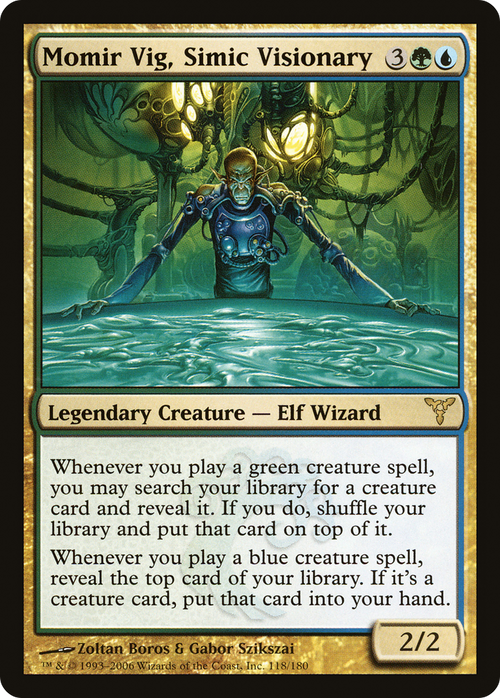 Momir Vig, Simic Visionary (DIS-118) - Dissension