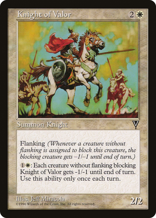 Knight of Valor (VIS-) - Visions