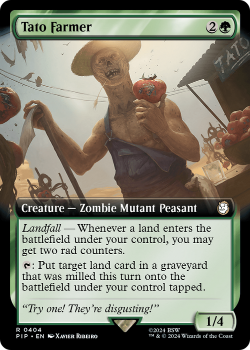 Tato Farmer (Extended Art) (PIP-404) - Fallout: (Extended Art) Foil