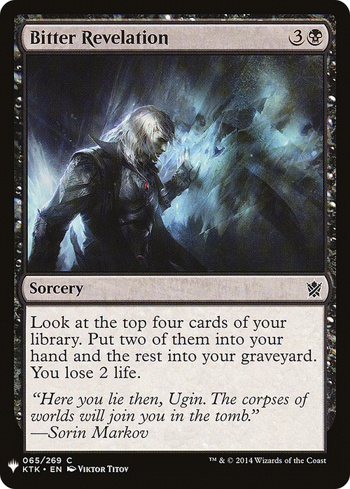 Bitter Revelation (LIST-KTK-65) - The List