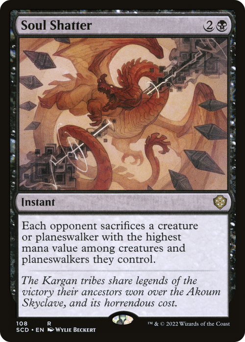 Soul Shatter (SCD-108) - Starter Commander Decks