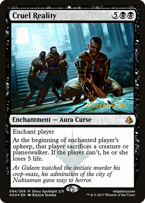 Cruel Reality (PRE-84S) - Amonkhet Promos Foil