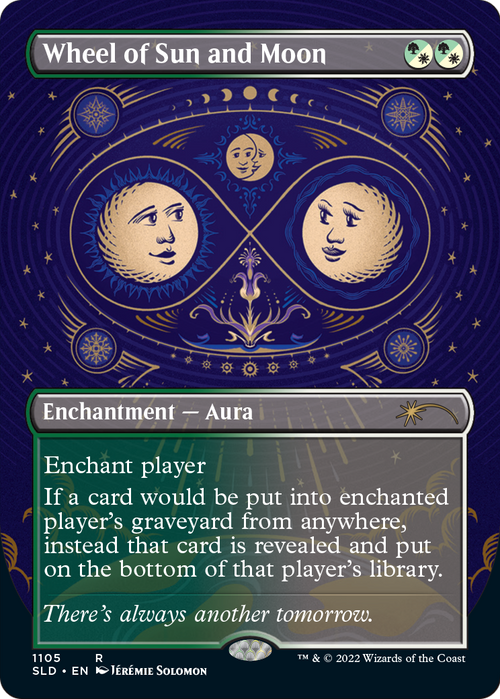 Wheel of Sun and Moon (Borderless) (SLD-1105) - Secret Lair Drop