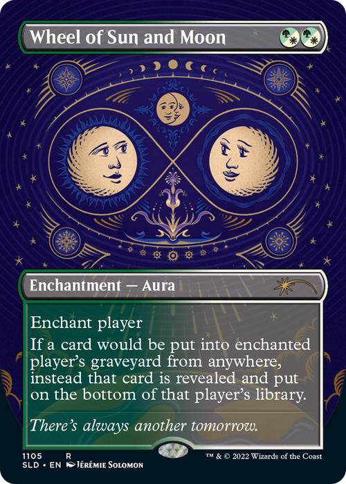 Wheel of Sun and Moon (Borderless) (SLD-1105) - Secret Lair Drop Foil