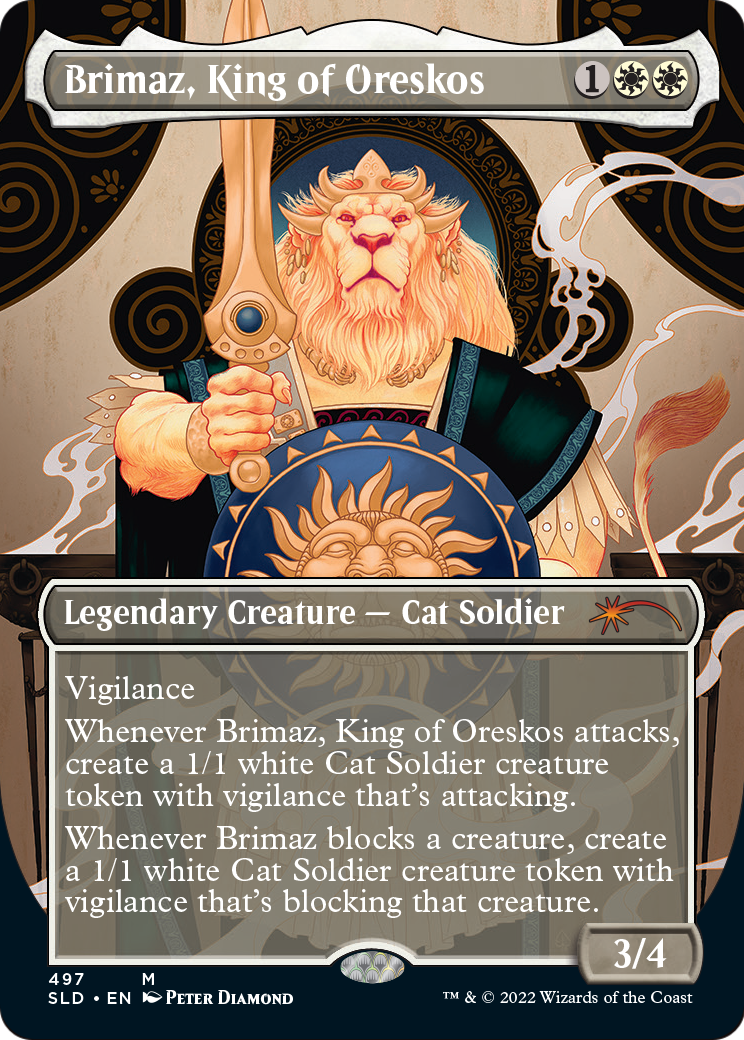 Brimaz, King of Oreskos (SLD-497) - Secret Lair Drop (Borderless)