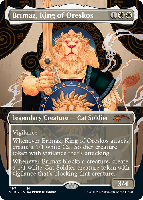 Brimaz, King of Oreskos (SLD-497) - Secret Lair Drop (Borderless)