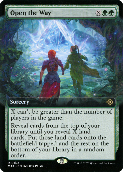 Open the Way (Extended Art) (MAT-163) - March of the Machine: The Aftermath: (Extended Art) Foil