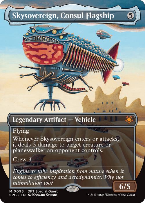 Skysovereign, Consul Flagship (Borderless) (SPG-093) - Special Guests Foil