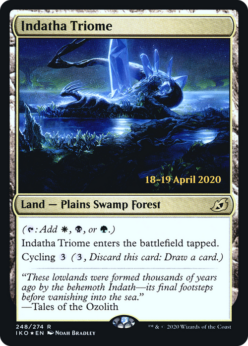 Indatha Triome (PRE-248S) - Ikoria: Lair of Behemoths Promos Foil
