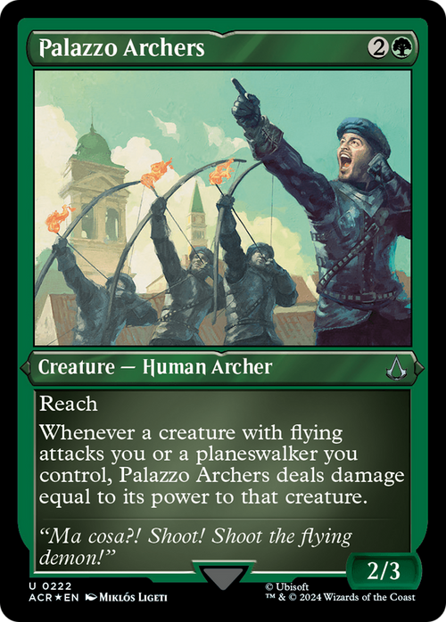 Palazzo Archers (Foil Etched) (ACR-222) - Assassin's Creed Foil