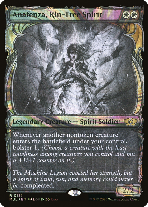 Anafenza, Kin-Tree Spirit (Halo Foil) (MUL-131) - Multiverse Legends: (Showcase) Foil