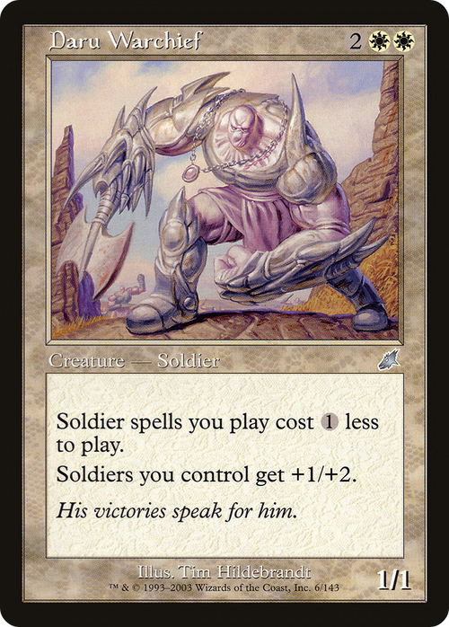 Daru Warchief (SCG-006) - Scourge