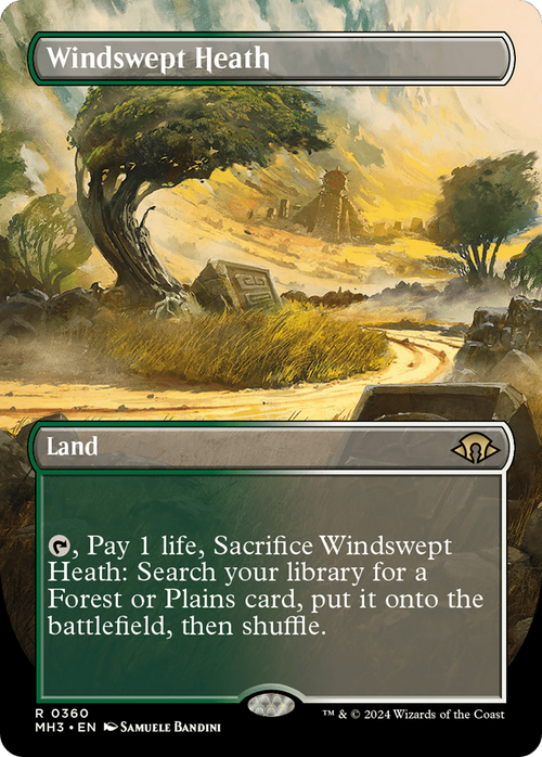 Windswept Heath (Borderless) (MH3-360) - Modern Horizons 3