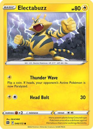 Electabuzz 046  SWSH09 Brilliant Stars - Common