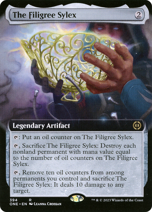 The Filigree Sylex (Extended Art) (ONE-394) - Phyrexia: All Will Be One: (Extended Art) Foil