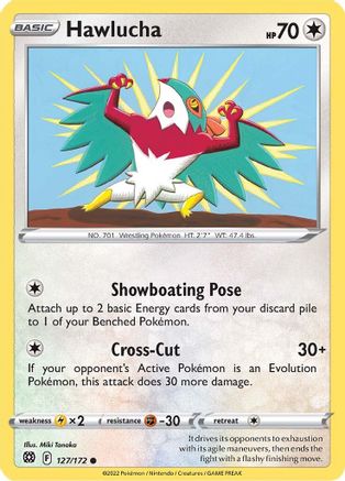 Hawlucha 127  SWSH09 Brilliant Stars - Common