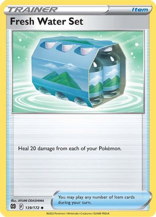 Fresh Water Set 139  - Reverse Holofoil SWSH09 Brilliant Stars - Uncommon