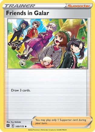 Friends in Galar 140  SWSH09 Brilliant Stars - Uncommon