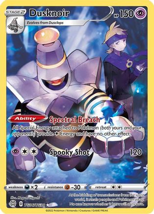 Dusknoir TG06  - Holofoil SWSH09 Brilliant Stars Trainer Gallery - Ultra Rare