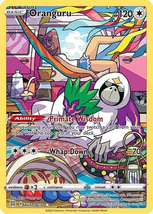 Oranguru TG12  - Holofoil SWSH09 Brilliant Stars Trainer Gallery - Ultra Rare