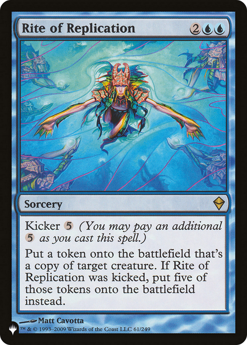 Rite of Replication (LIST-61/249) - The List