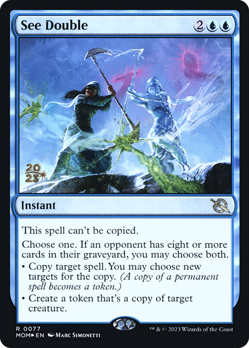 See Double (PRE-077) - March of the Machine Promos Foil