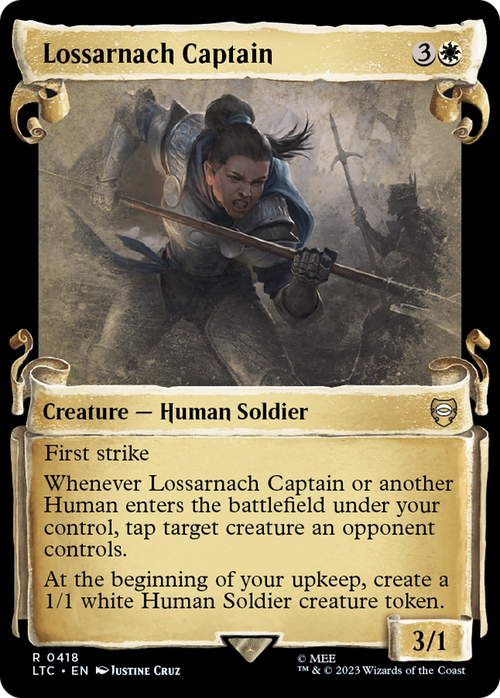 Lossarnach Captain (Showcase Scrolls) (LTC-418) - Tales of Middle-earth Commander: (Showcase)