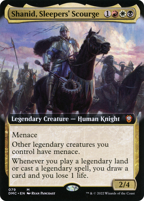 Shanid, Sleepers' Scourge (Extended Art) (DMC-079) - Dominaria United Commander: (Extended Art) Foil