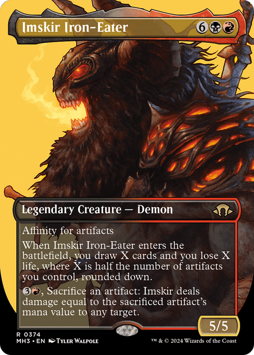 Imskir Iron-Eater (Borderless) (MH3-374) - Modern Horizons 3 Foil