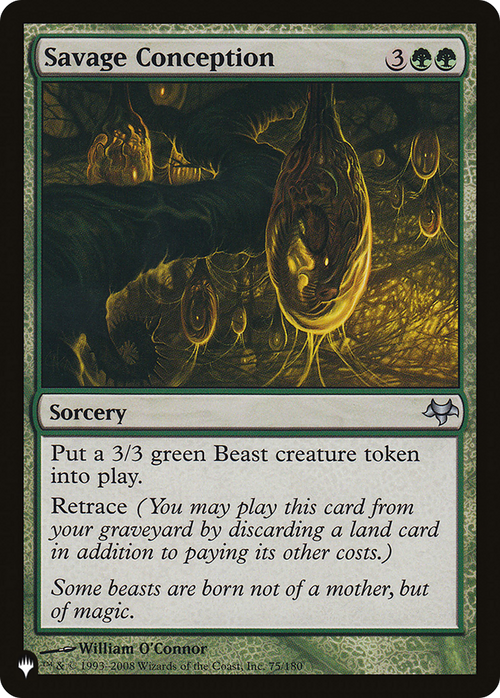 Savage Conception (LIST-75/180) - The List
