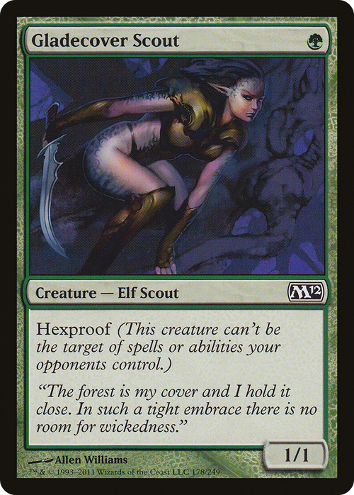 Gladecover Scout (M12-178) - Magic 2012 Foil