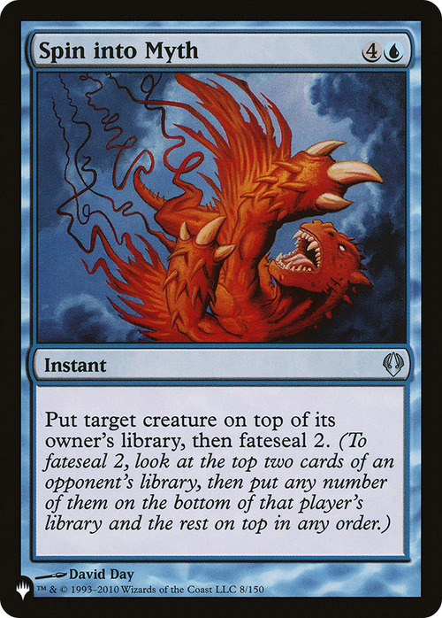 Spin into Myth (LIST-ARC-8) - The List