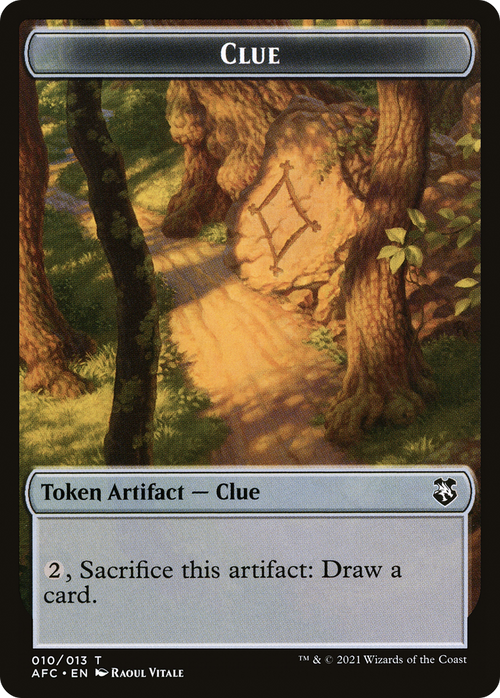 Clue (TAFC-010) - Forgotten Realms Commander Tokens