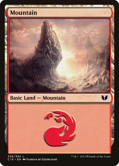 Mountain (336) (C15-336) - Commander 2015