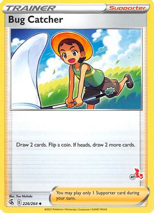 Bug Catcher - 226/264 (#47 Cinderace Stamped)/264  Battle Academy 2022 - Promo