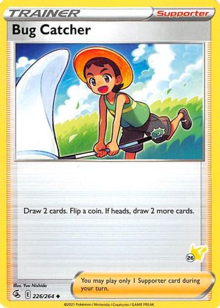 Bug Catcher - 226/264 (#26 Pikachu Stamped)/264  Battle Academy 2022 - Promo