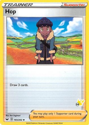 Hop - 165/202 (#54 Pikachu Stamped)/202  Battle Academy 2022 - Promo