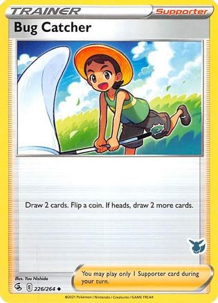 Bug Catcher - 226/264 (Eevee Stamped)/264  Battle Academy 2022 - Promo