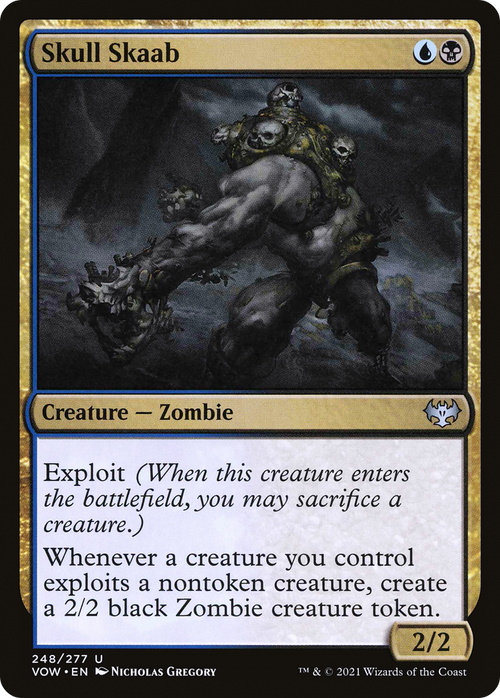 Skull Skaab (VOW-248) - Innistrad: Crimson Vow Foil