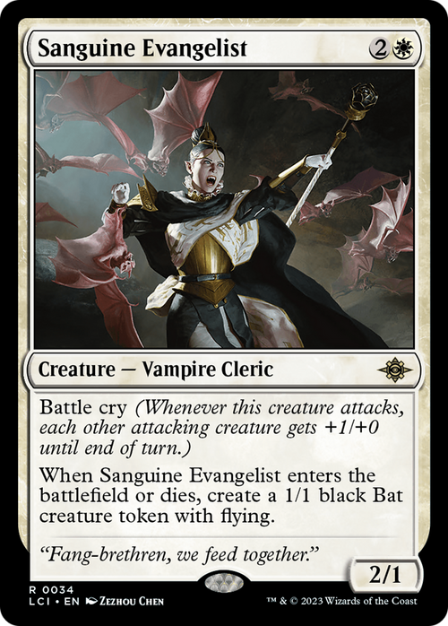 Sanguine Evangelist (LCI-034) - The Lost Caverns of Ixalan Foil